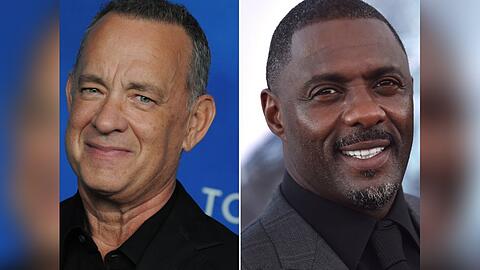 Tom Hanks (l.) will Idris Elba als James Bond.
