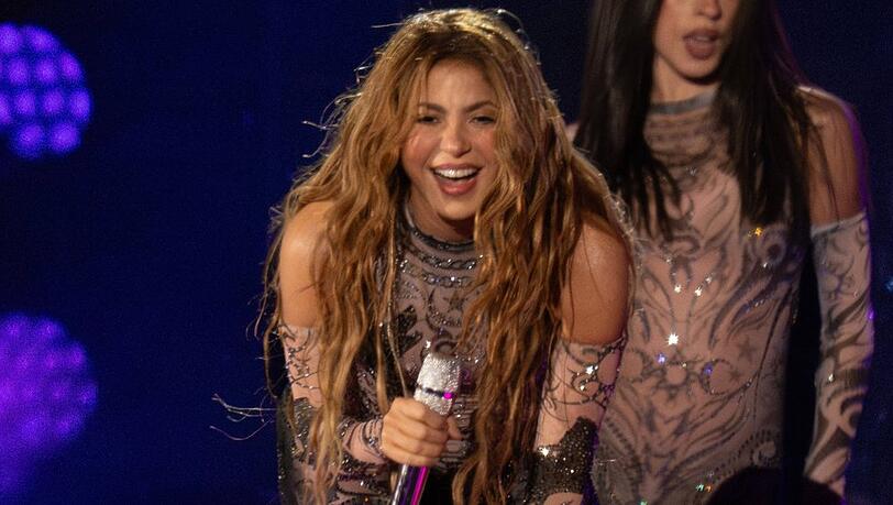 Shakira bei einem Auftritt im vergangenen Jahr.