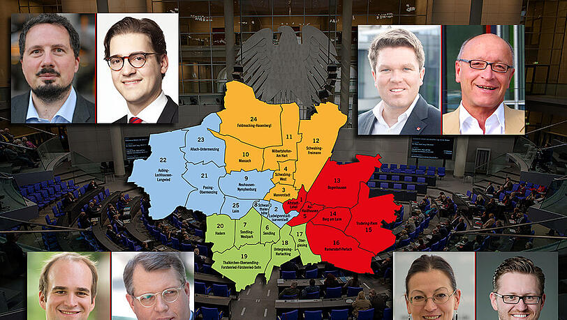 Wer geht für welchen Wahlkreis ins Rennen? Die AZ gibt den Überblick. Wer geht für welchen Wahlkreis ins Rennen? Die AZ gibt den Überblick.