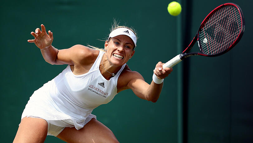 Kämpfte vergeblich: Angelique Kerber. Kämpfte vergeblich: Angelique Kerber.