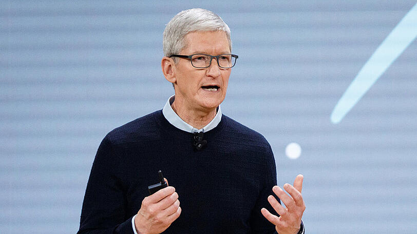 Tim Cook während eines Apple-Events