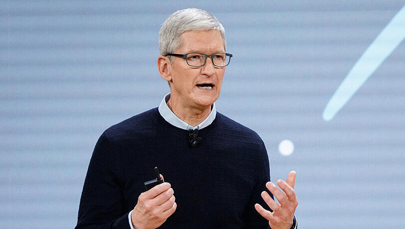 Tim Cook während eines Apple-Events