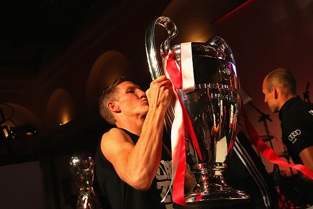 Bastian Schweinsteiger gewann 2013 mit dem FC Bayern die Champions League.