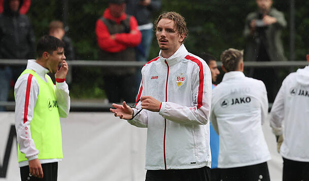 Bereitet sich derzeit am Tegernsee auf die Saison vor: Bayern-Wunschspieler Nick Woltemade. Bereitet sich derzeit am Tegernsee auf die Saison vor: Bayern-Wunschspieler Nick Woltemade.