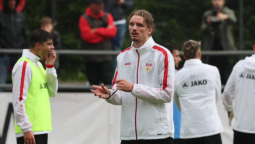 Bereitet sich derzeit am Tegernsee auf die Saison vor: Bayern-Wunschspieler Nick Woltemade. Bereitet sich derzeit am Tegernsee auf die Saison vor: Bayern-Wunschspieler Nick Woltemade.