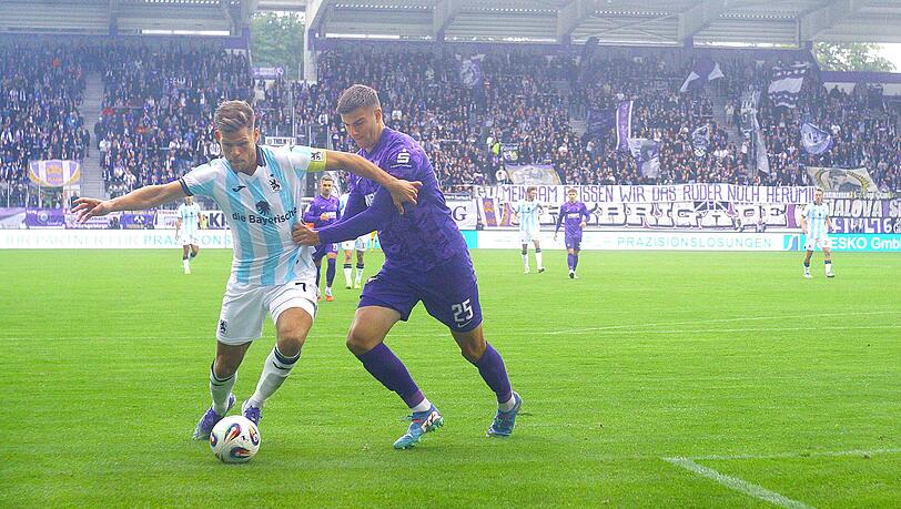 Der TSV 1860 verliert gegen Erzgebirge Aue mit 0:2.