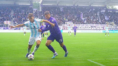 Der TSV 1860 verliert gegen Erzgebirge Aue mit 0:2. Der TSV 1860 verliert gegen Erzgebirge Aue mit 0:2.