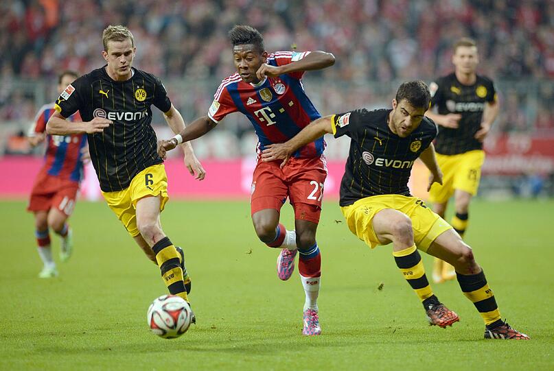 David Alaba - NOTE 3 - Wieder als Linksverteidiger im Einsatz, machte seine Sache in der Defensive äußerst überzeugend. Aber über seine Seite fiel das Gegentor, hatte die Flanke Aubameyangs nicht verhindert. Fand ansonsten sogar Zeit, sich in den Angriff einzuschalten. NOTE 3