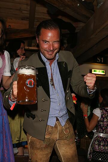 John Friedmann im Käferzelt.