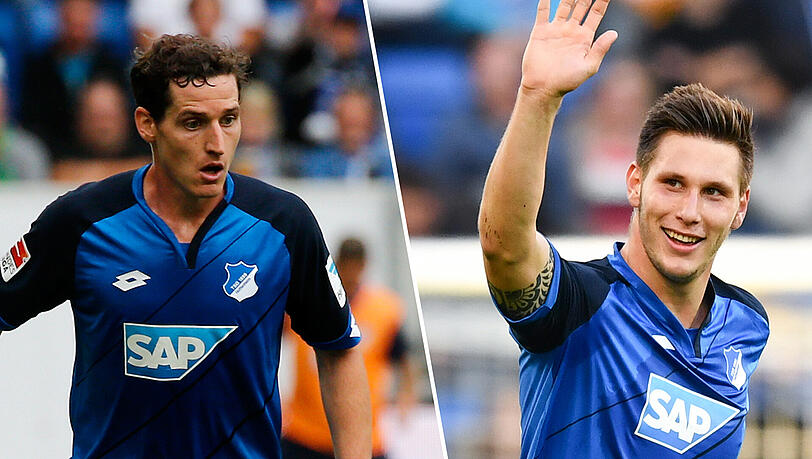 Wollen sich mit einem Sieg über ihren künftigen Arbeitgeber aus Hoffenheim verabschieden: Sebastian Rudy und Niklas Süle Wollen sich mit einem Sieg über ihren künftigen Arbeitgeber aus Hoffenheim verabschieden: Sebastian Rudy und Niklas Süle