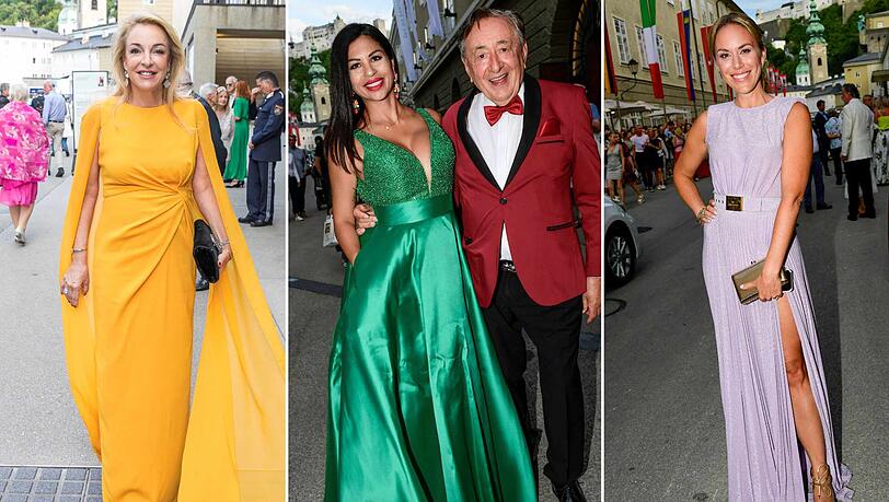 Ob der Auftritt von Richard Lugner und Ex "Bambi" bei der feinen Gesellschaft von Salzburg angekommen ist? Ob der Auftritt von Richard Lugner und Ex "Bambi" bei der feinen Gesellschaft von Salzburg angekommen ist?