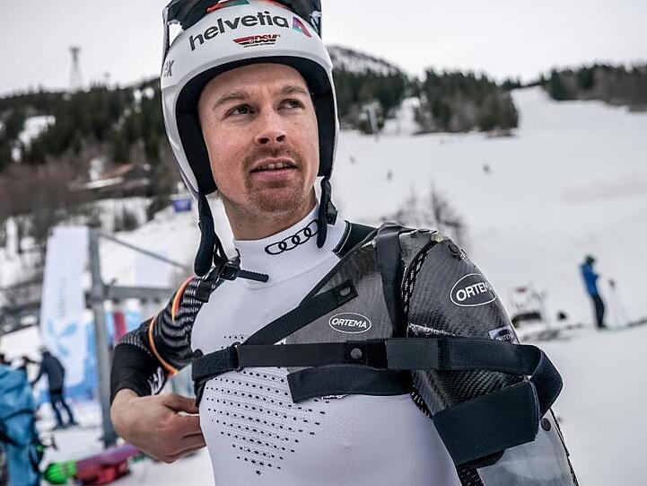 Stefan Luitz will sich beim Riesenslalom auch nicht von einer Schulterverletzung bremsen lassen.