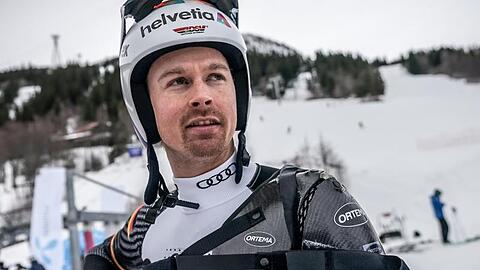 Stefan Luitz will sich beim Riesenslalom auch nicht von einer Schulterverletzung bremsen lassen.