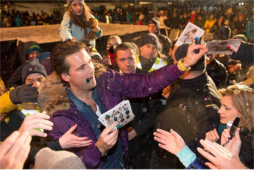 Der Saisonstart in Ischgl wurde festlich eröffnet. DJ Antoine bei seiner Show