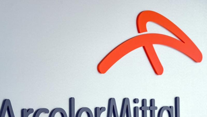 Das Logo der ArcelorMittal. Das Logo der ArcelorMittal.