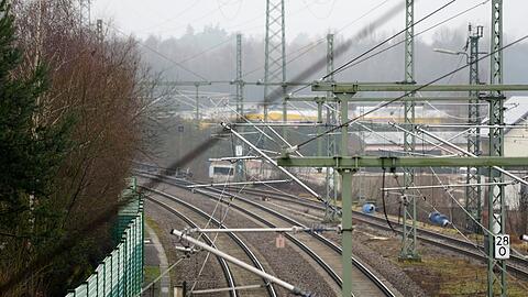 Der Regionalzug war in Richtig Homburg unterwegs.