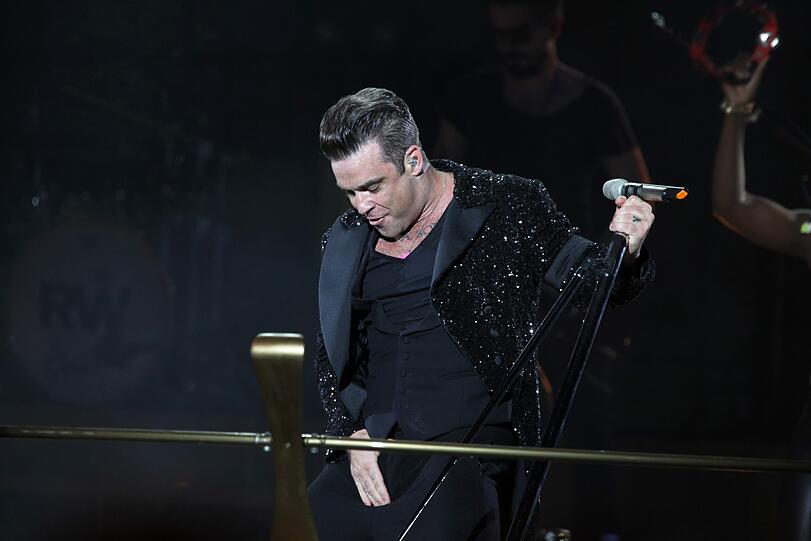 Robbie Williams rockt das Münchner Olympiastadion. Hier die Bilder vom Konzert!