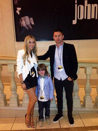 Claudine Palmer ist mit Stürmer Robbie Keane verheiratet.