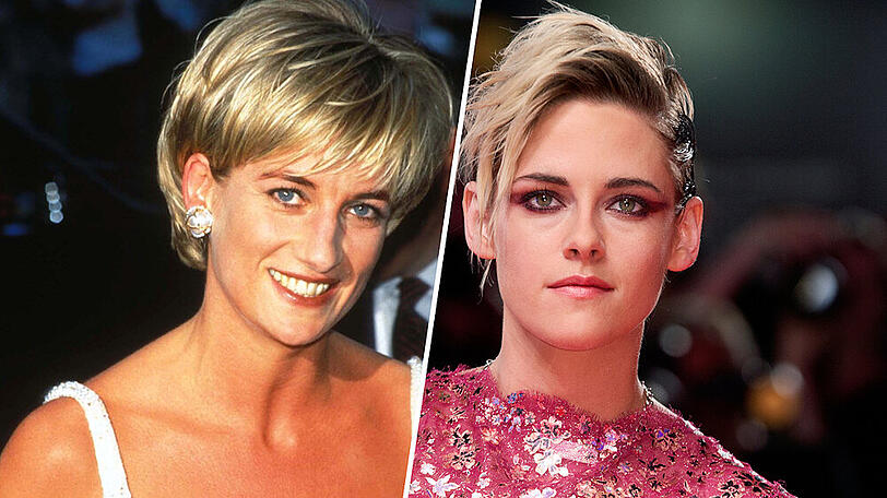 Prinzessin Diana (li.) wird in einem neuen Film von Kristen Stewart verkörpert.