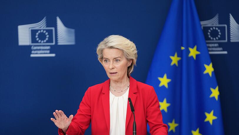 Druck ist die einzige Sprache, die Russland versteht, sagt EU-Kommissionspr&auml;sidentin Ursula von der Leyen. (Archivbild)