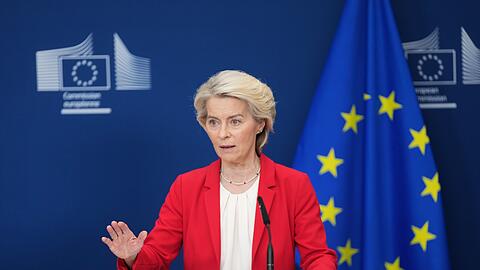 Druck ist die einzige Sprache, die Russland versteht, sagt EU-Kommissionspr&auml;sidentin Ursula von der Leyen. (Archivbild)