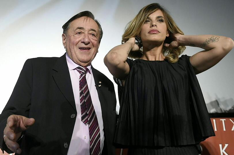 Richard Lugner mit seinem Ehrengast Elisabetta Canalis