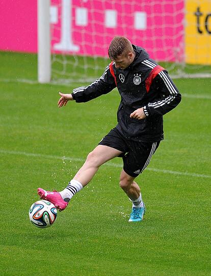 Training im strömenden Regen von Südtirol. Die Bilder von Tag 6.