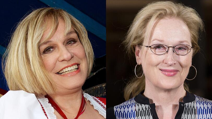 Mary Roos und Meryl Streep (1949)