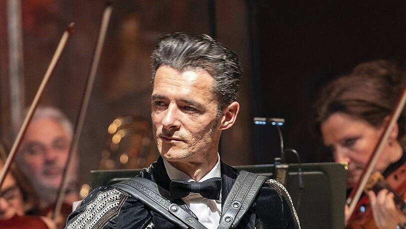Herbert Pixner bei einem Konzert im Gasteig.