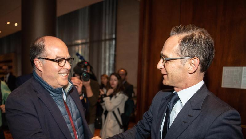 Außenminister Heiko Maas trifft sich in Bogota mit Julio Borges, einem Vertreter der venezolanischen Opposition. Außenminister Heiko Maas trifft sich in Bogota mit Julio Borges, einem Vertreter der venezolanischen Opposition.