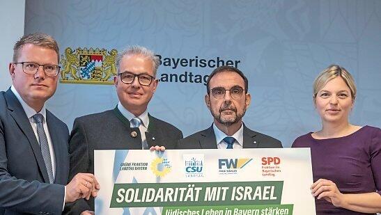 Die Fraktionsvorsitzenden im bayerischen Landtag.