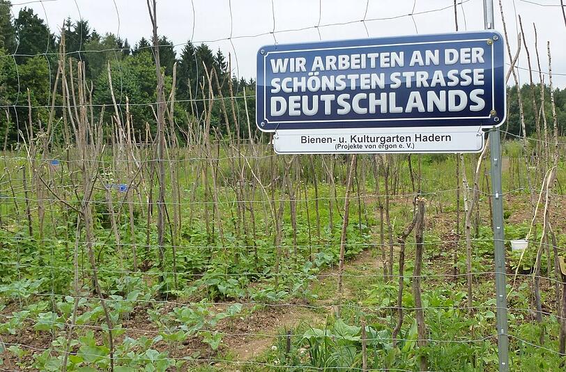 Das ist die mit Sicherheit schönste Straße in Hadern.