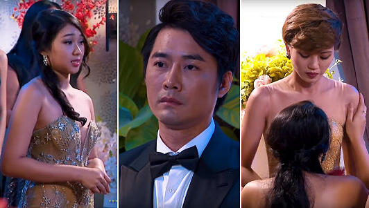 Trash-TV wie man es sich vorstellt: Minh Thu (l.) gesteht Bachelor-Mitkandidatin Truc Nhu (re.) ihre Liebe. Trash-TV wie man es sich vorstellt: Minh Thu (l.) gesteht Bachelor-Mitkandidatin Truc Nhu (re.) ihre Liebe.