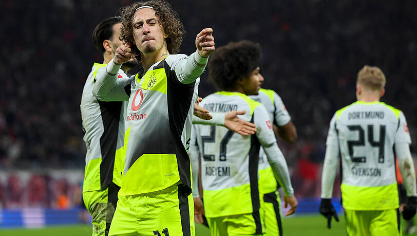 Sp&auml;tes 2:2 in Leipzig: Dortmund um Fabio Silva.