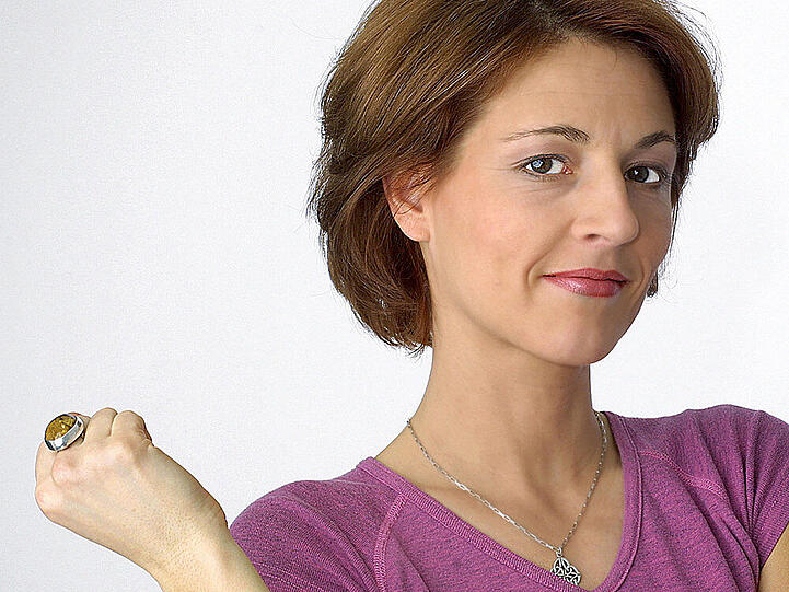 Hendrikje Fitz spielt in der Arztserie "In aller Freundschaft" die Pia Heilmann, Ehefrau von Chefarzt Roland Heilmann
