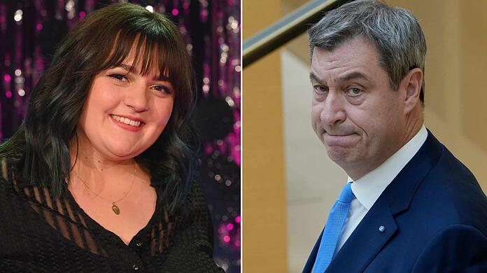 Teresa Reichl fordert Markus Söder zu einem ganz besonderen Duell heraus.