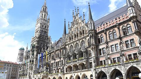 Hier wird gerne gefeiert: das Münchner Rathaus.