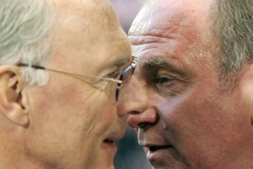 Wieder mal nicht einer Meinung: Franz Beckenbauer (l.) und Uli Hoeneß.