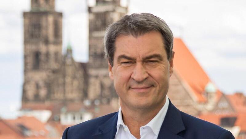 Markus Söder (CSU) beim Sommerinterview in Nürnberg. Foto: Daniel Karmann