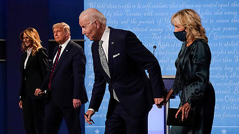 Wer gewinnt die US-Wahl 2020: Donald Trump (l.) oder Joe Biden?