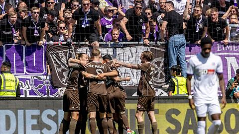 Der FC St. Pauli schaffte den Aufstieg in die Bundesliga.
