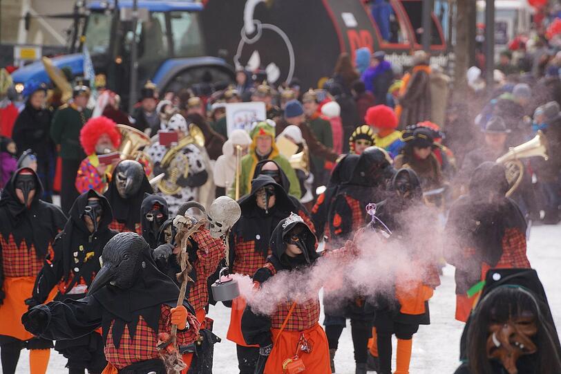 Weitere Bilder vom Faschingsumzug der "Damischen Ritter" in München am 08. Februar 2015.