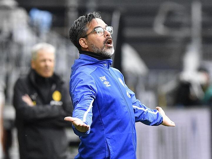 David Wagner fordert nach der Derby-Niederlage von den Schalker Spielern eine Reaktion.