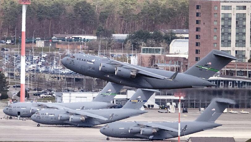 Die US-Airbase in Ramstein ist die zentrale Luftdrehscheibe f&uuml;r Europa und den Nahen Osten. (Archivbild)