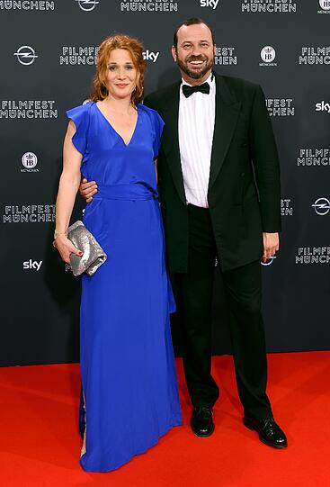 Schauspieler Michel Guillaume und seine Frau Georgia