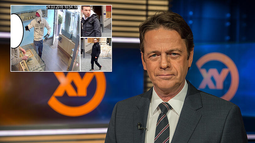 Bei "AktenzeichenXY" fahndet die Münchner Kripo öffentlich nach den Räubern, die einen Juwelier ausgeraubt haben und zuvor einen weiteren ausspionierten.