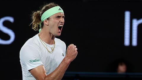 Kämpfte sich in die zweite Runde: Alexander Zverev.