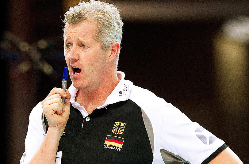 Bundestrainer Vital Heynen glaubt an einer Steigerung des DVV-Teams.