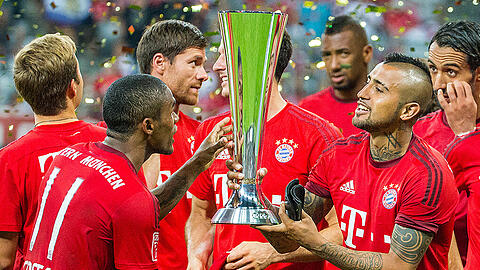 Mit den Neueinkäufen Douglas Costa und Arturo Vidal soll der Audi-Cup nicht der letzte Bayern-Titel der Saison bleiben.