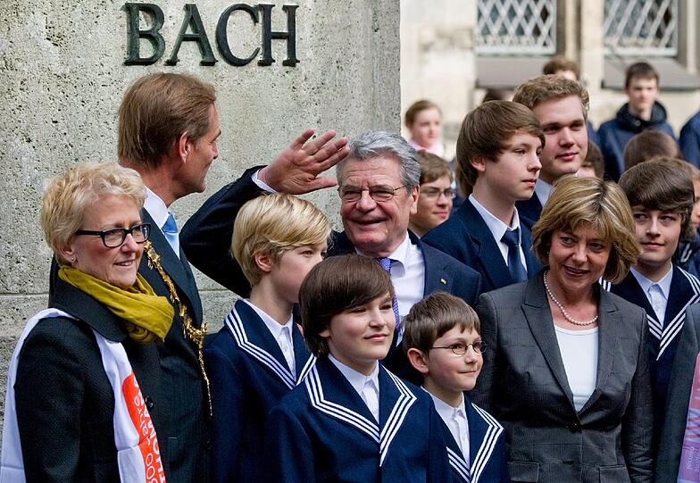 Bundespräsident Joachim Gauck hat am Dienstag am Festakt zum 800-jährigen Bestehen des Thomanerchors in Leipzig teilgenommen - die Bilder.